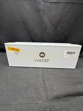New WANDER Men's Cushion Crew Socks 6 Pairs Athletic Running 8-13/12-15 Socks